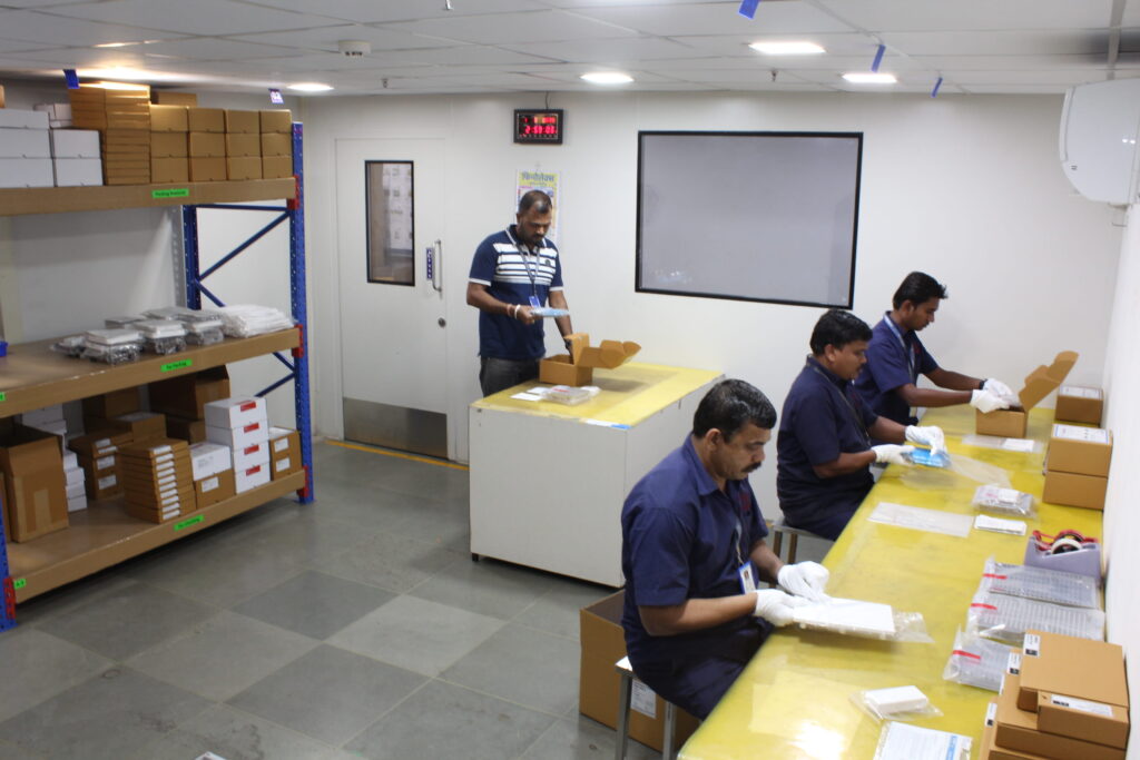 Machine Packing Area